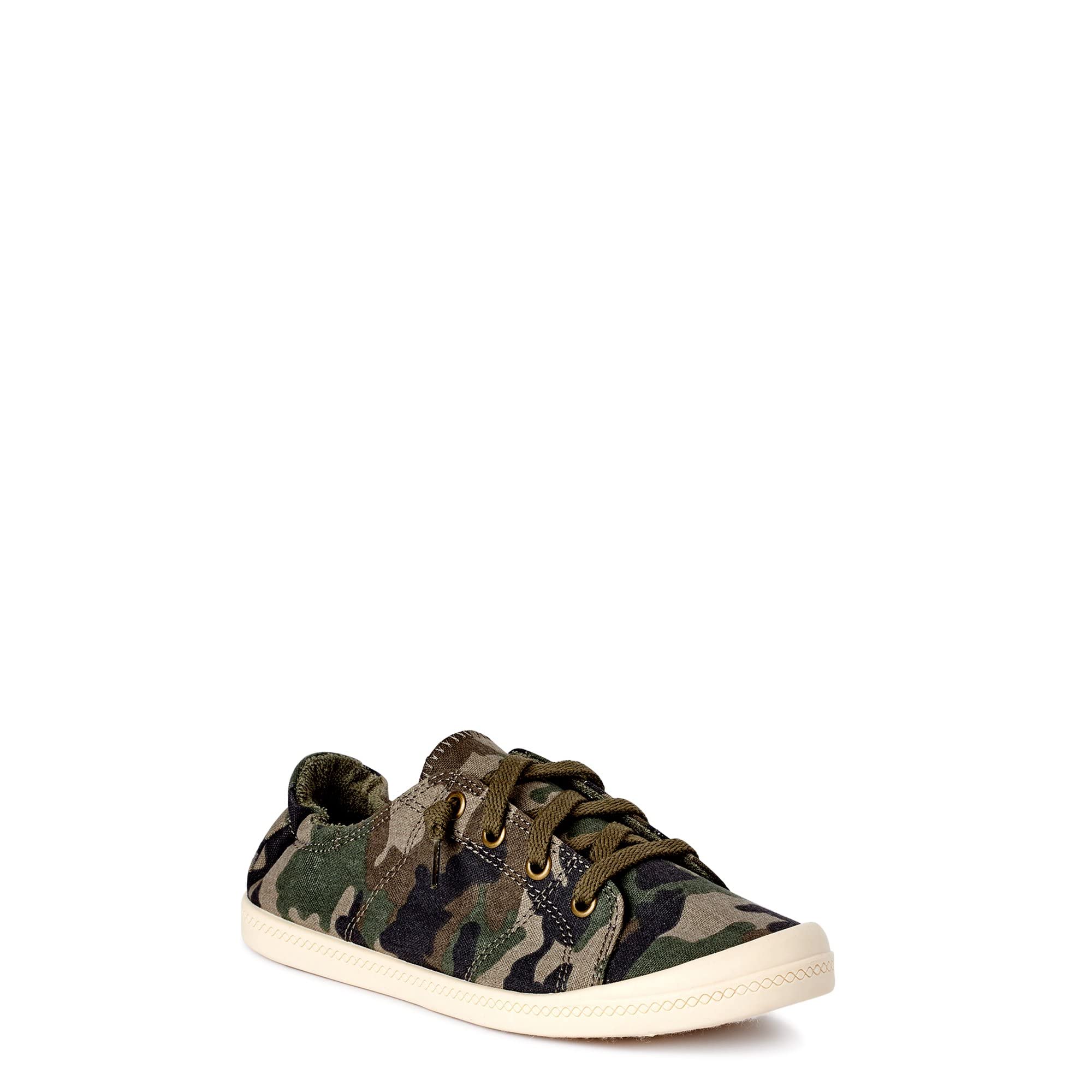 Time and Tru Women's Comfortable Scrunchback Sneakers - Lightweight Walking Shoes for Casual Wear, Gym & Everyday Use