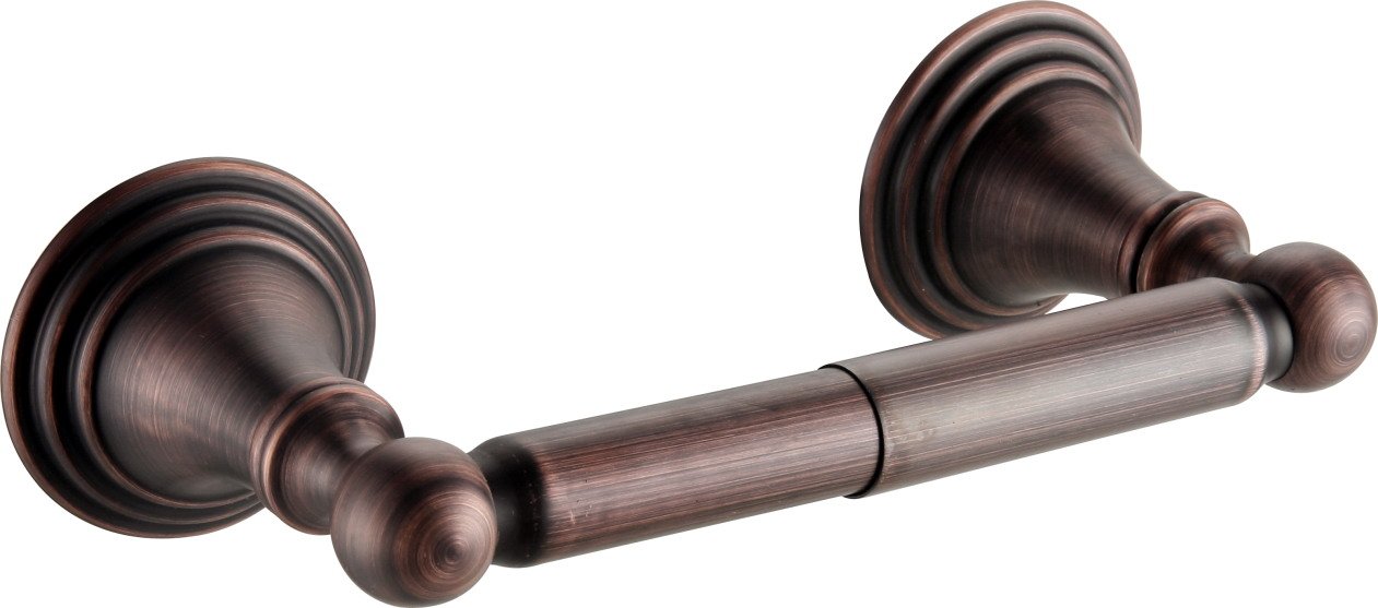 Paradise Bathworks 62377 Eden Toilet Paper Holder in Venetian Bronze - Modern Bathroom Tissue Roll Stand for Home, Hotel & Restrooms