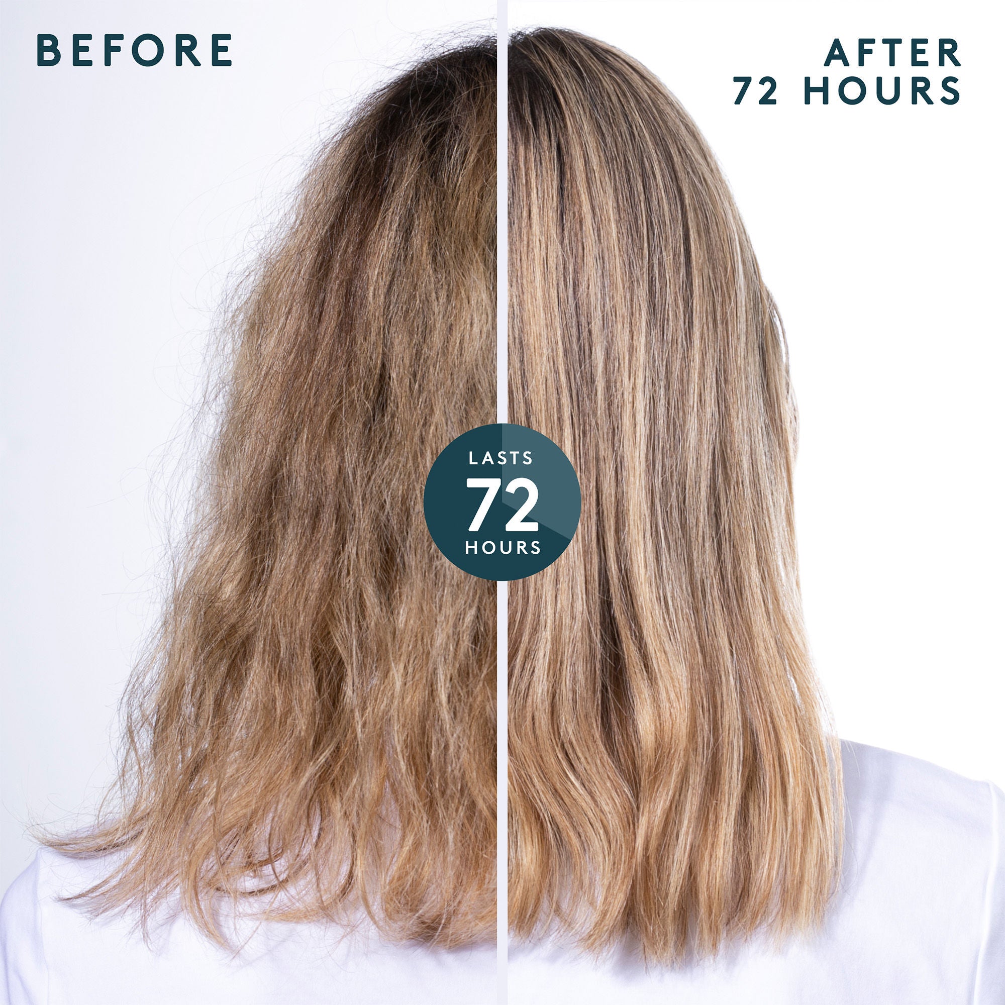 Frizz Block Smoothing Spray for Hair - Anti-Frizz & Shine Serum for Straight, Curly & Wavy Hair - Perfect for Daily Styling & Humidity Protection