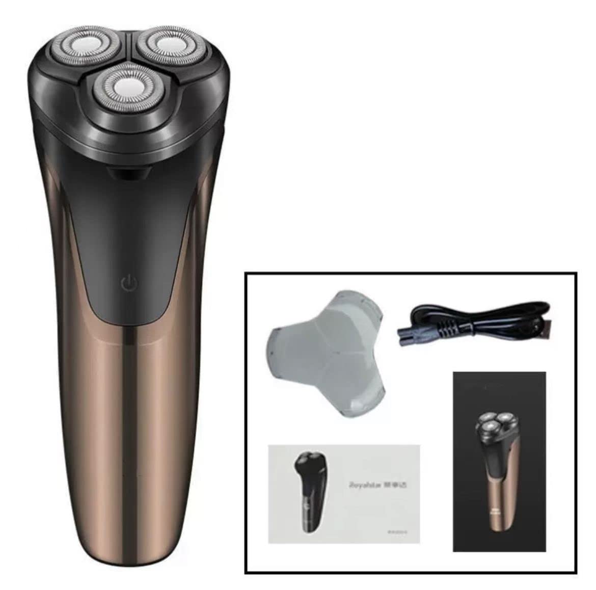 JYYBN Electric Shaver for Men - Rechargeable Wet/Dry Shaver with Pop-Up Trimmer | Cordless Men's Razor for Face, Body & Travel Grooming | Smooth Shaving at Home or On The Go