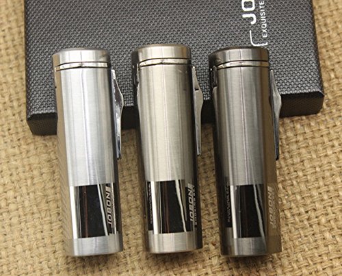 Jet Torch Flame Windproof Lighter - Refillable Butane Lighter for Outdoor Camping, BBQ, Candle Lighting & DIY Projects (Butane Not Included)