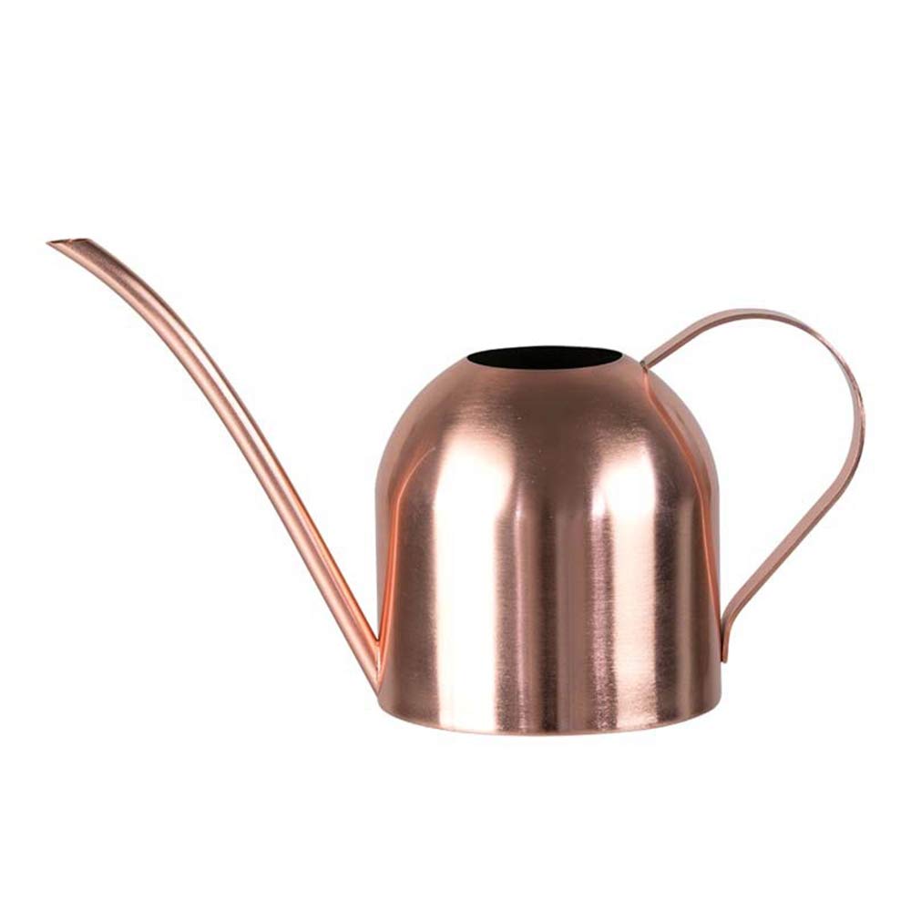 Rose Gold Watering Can - Mini Metal Watering Pot with Long Spout for Indoor & Outdoor Plants | Perfect for Houseplants, Succulents, Balcony Gardens and Flower Beds