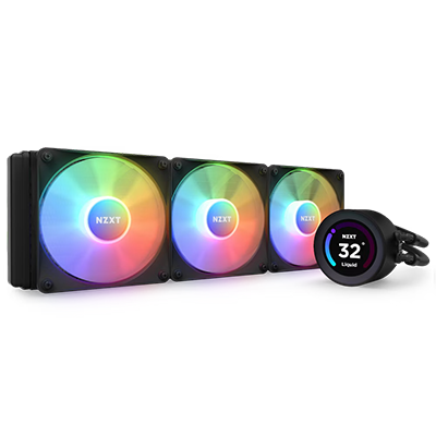 NZXT Kraken Elite 360mm All-in-One Liquid CPU Cooler - Black | High Performance RGB Cooling for Gaming PCs & Workstations | Perfect for Overclocking & Silent Operation