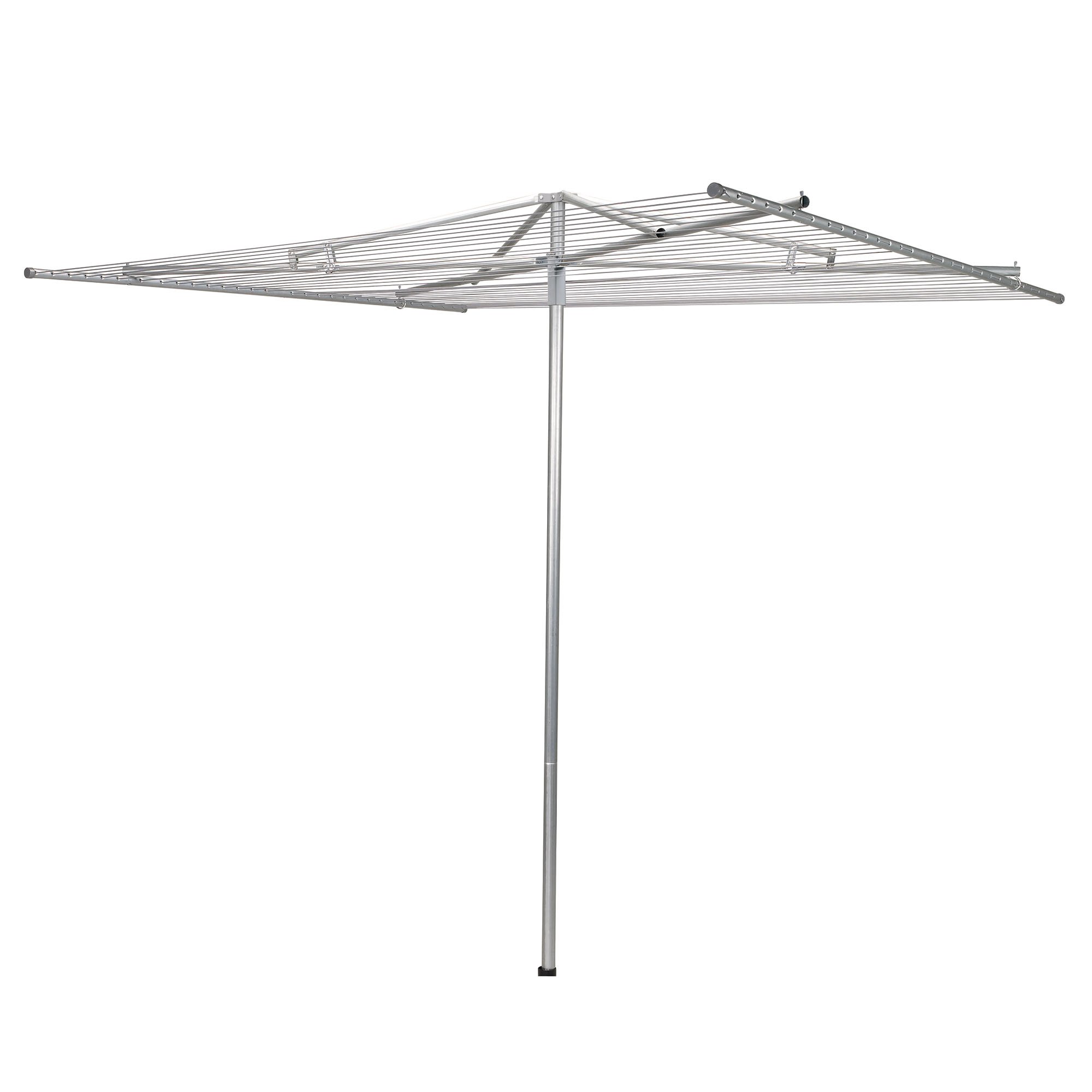 Steel Rotary Outdoor Umbrella Clothes Drying Rack - 30 Lines with 182 ft Clothesline | Heavy Duty Laundry Rack for Backyard, Patio & Camping | Weather Resistant Garment Dryer for Sheets, Towels & Clothing