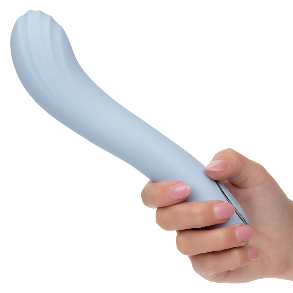 Premium Azure Collection Contoured G-Spot Vibrator - Powerful Rechargeable Silicone Massager for Women, Couples Play & Solo Pleasure - Ultimate Clitoral & G-Spot Stimulation for Intimate Moments