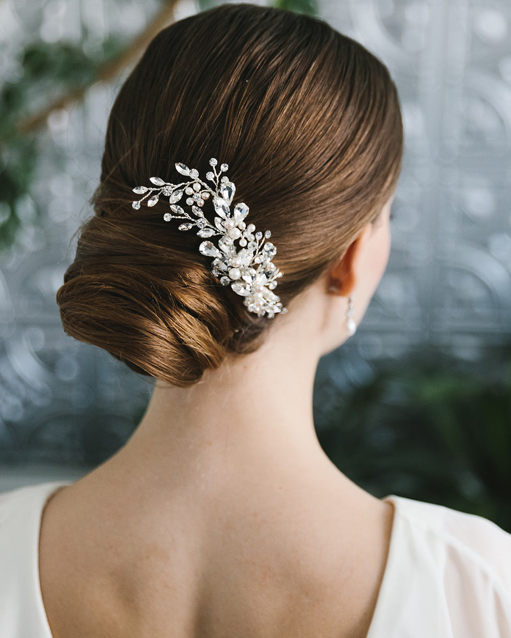 Aurora Blush Pearl Hair Clip - Elegant Pearl Hair Accessory for Women, Bridal, Prom, Party & Everyday Wear