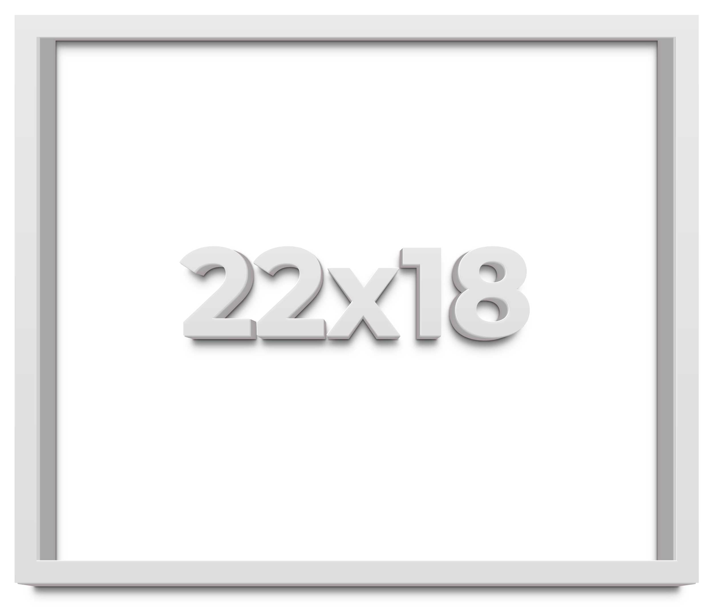 22x18 White Shadow Box Frame - Display Case for Collectibles, Memorabilia & 3D Art - 1 Inch Deep with Shatterproof Acrylic - Perfect for Home Decor, Wedding Keepsakes & Trophy Displays