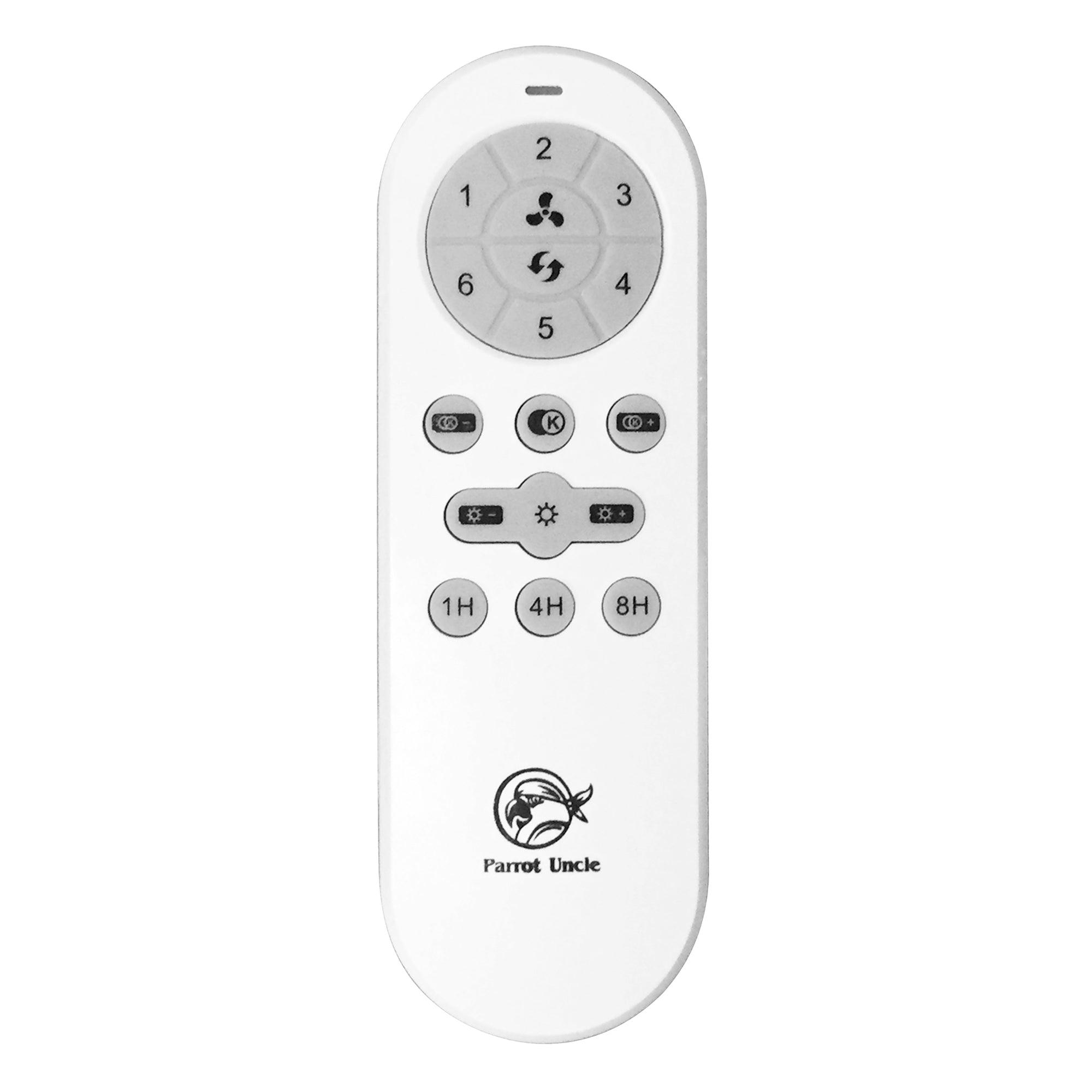 Parrot Uncle Remote Control & Receiver for F8252110V Ceiling Fan - Compatible Replacement Part for Easy Installation and Operation