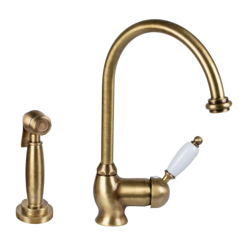 Premium Bronze Kitchen Faucet with Pull-Down Sprayer - Finsbury Collection for Modern & Farmhouse Sinks - Ideal for Cooking, Washing Dishes & Filling Pots