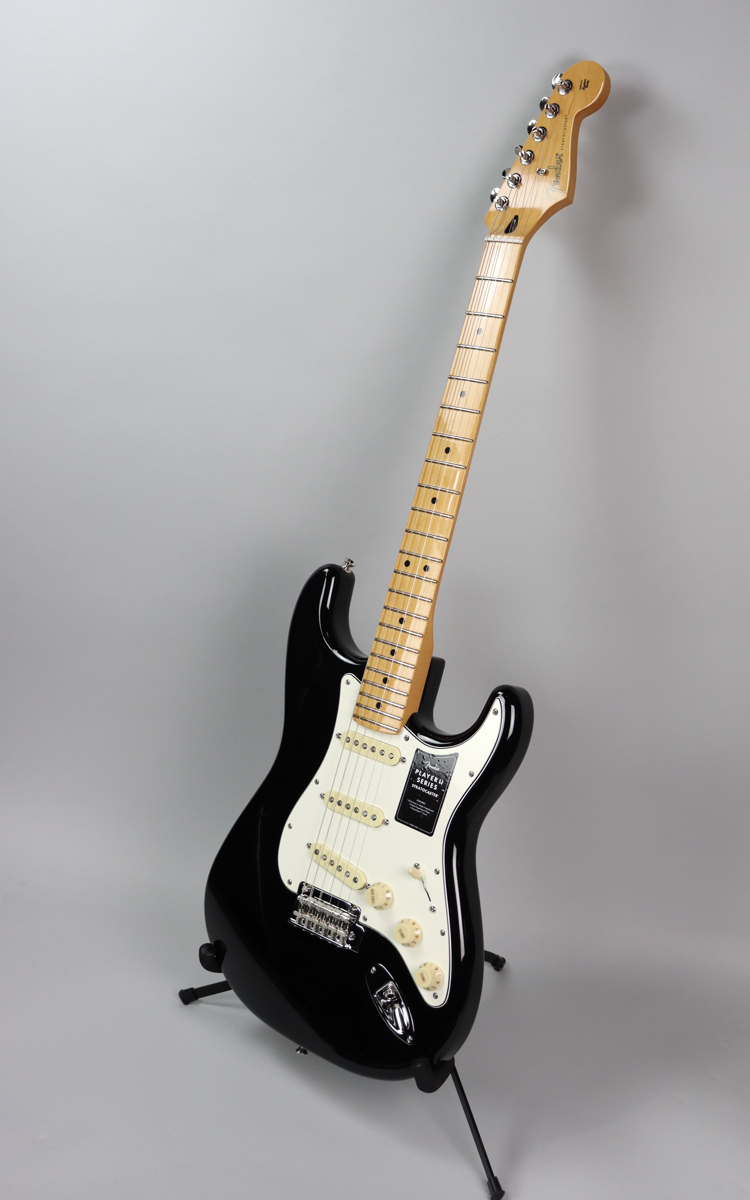 Fender Player II Stratocaster Electric Guitar - Gloss Black | Professional Quality for Stage & Studio Performances