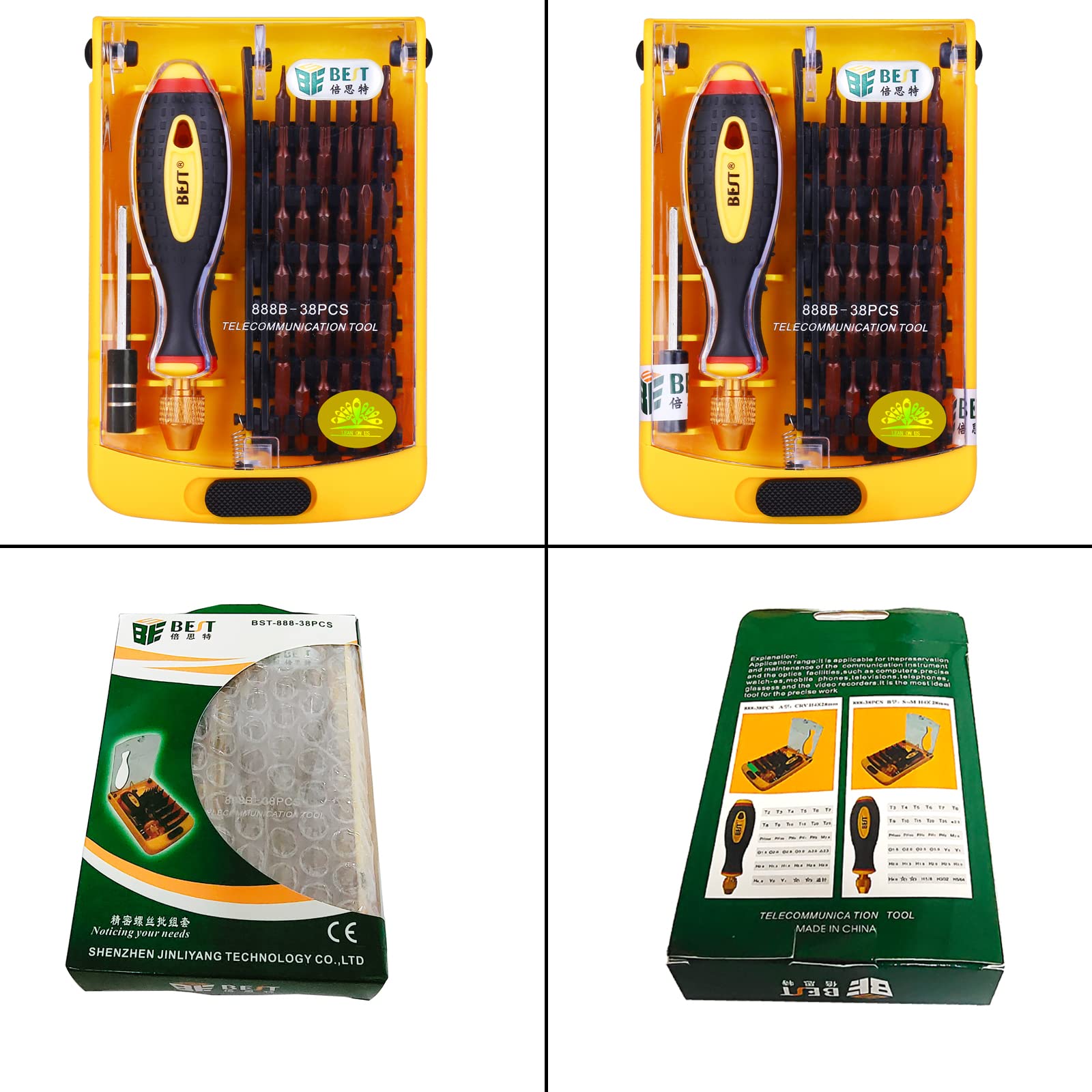 BST-888B Magnetic Precision Screwdriver Set - 45 in 1 Professional Computer & Laptop Repair Tool Kit with Case | Perfect for Electronics Repair, Smartphone Maintenance, and DIY Projects