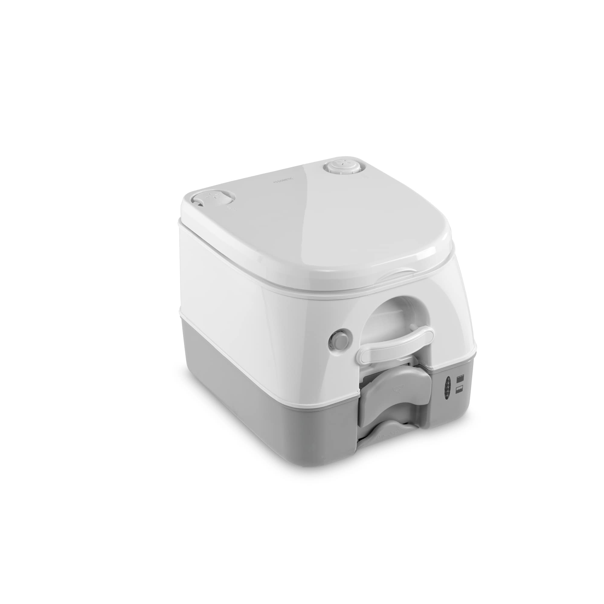 Dometic 970-Series Portable Toilet - 2.6 Gallon Capacity, Lightweight & Compact Gray Camping Toilet for RV, Boat, Travel & Outdoor Adventures