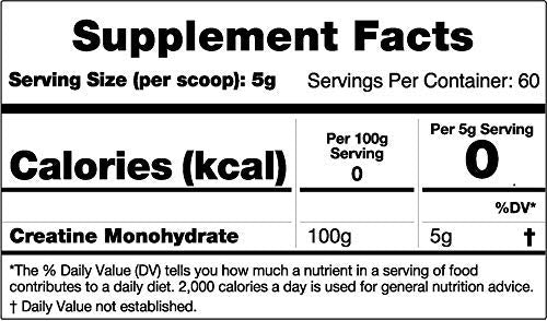 10X Athletic CRE 300g Unflavored Creatine Monohydrate Powder - Premium Muscle Builder for Strength Training & Bodybuilding | Gym, Workout & Fitness Supplement