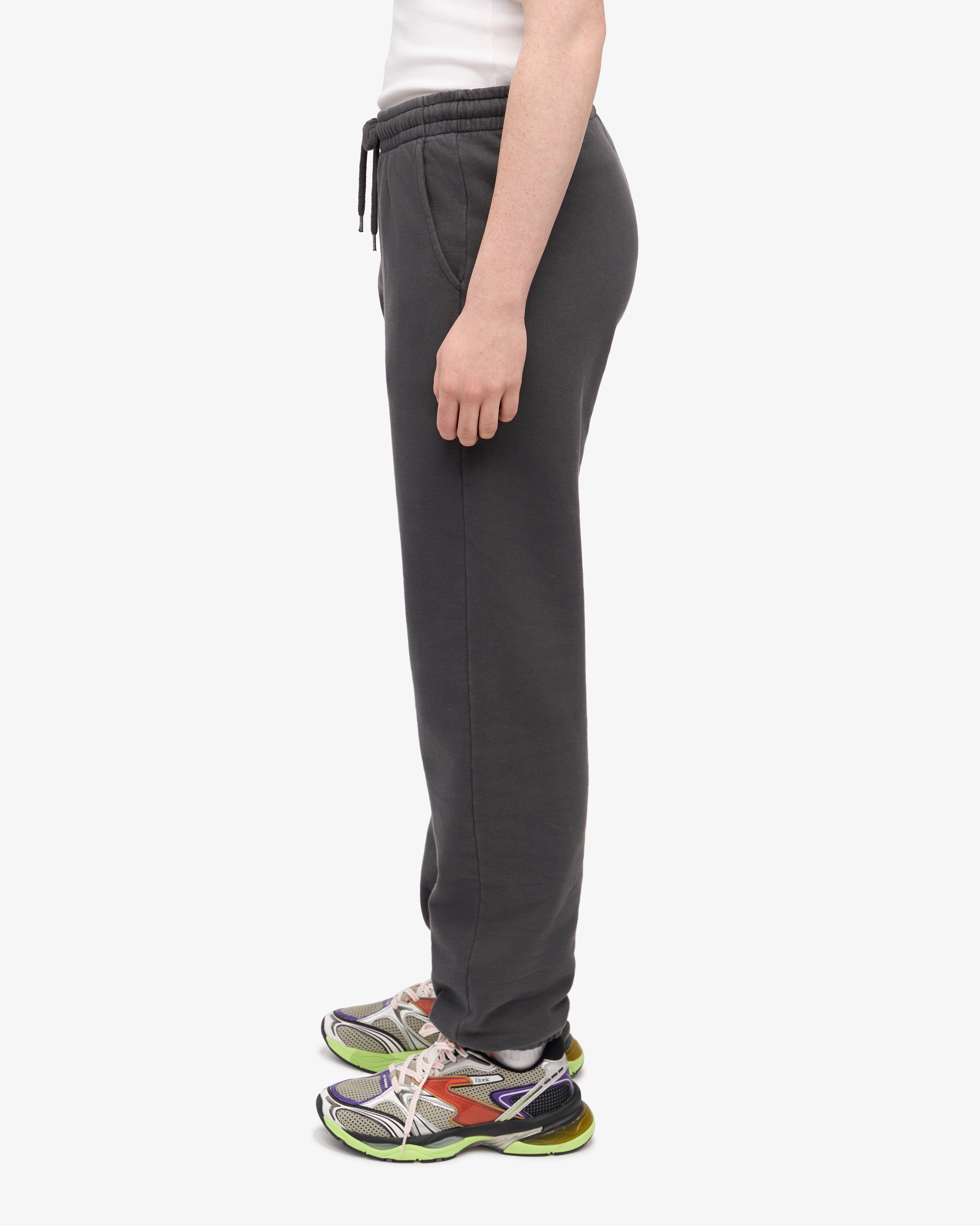 Organic Cotton Sweatpants for Women - Soft Lava Grey Lounge Pants | Comfortable Yoga Pants for Home, Workout & Casual Wear