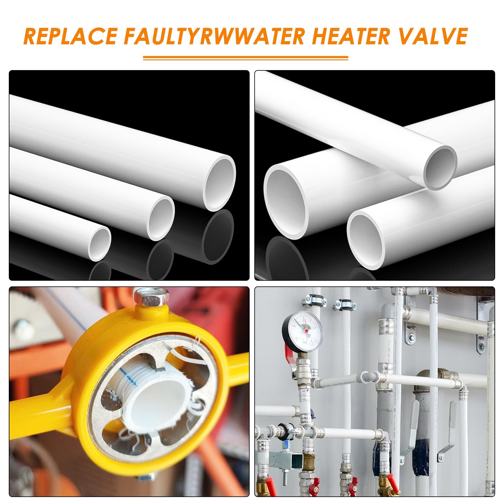 6Pcs PVC Pipe Threader Kit - 1/2