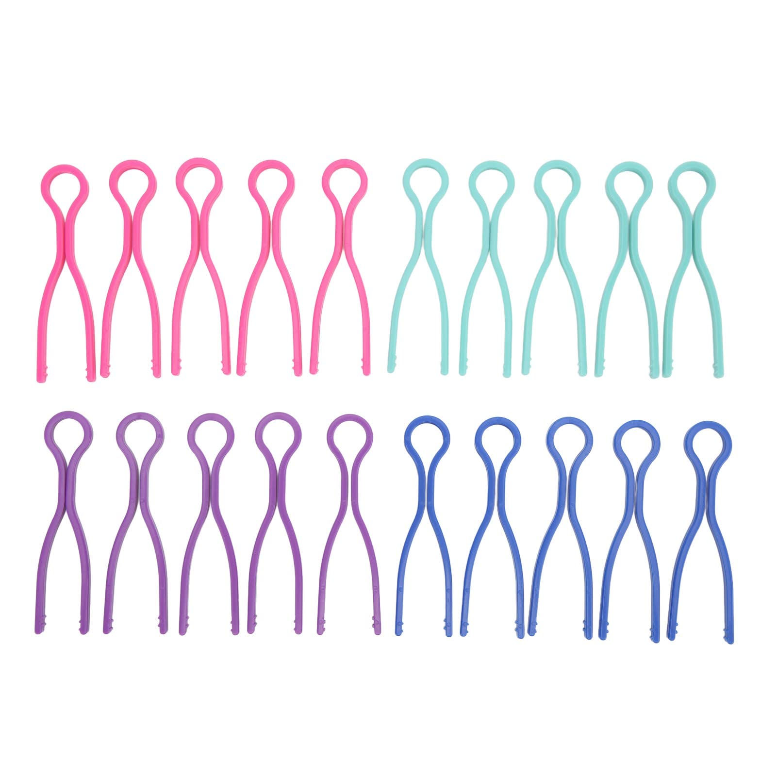 20Pcs Long Plastic Bobbin Holder Clips - Sewing Machine Bobbin Thread Organizer - Perfect for Quilting, Embroidery & Sewing Projects