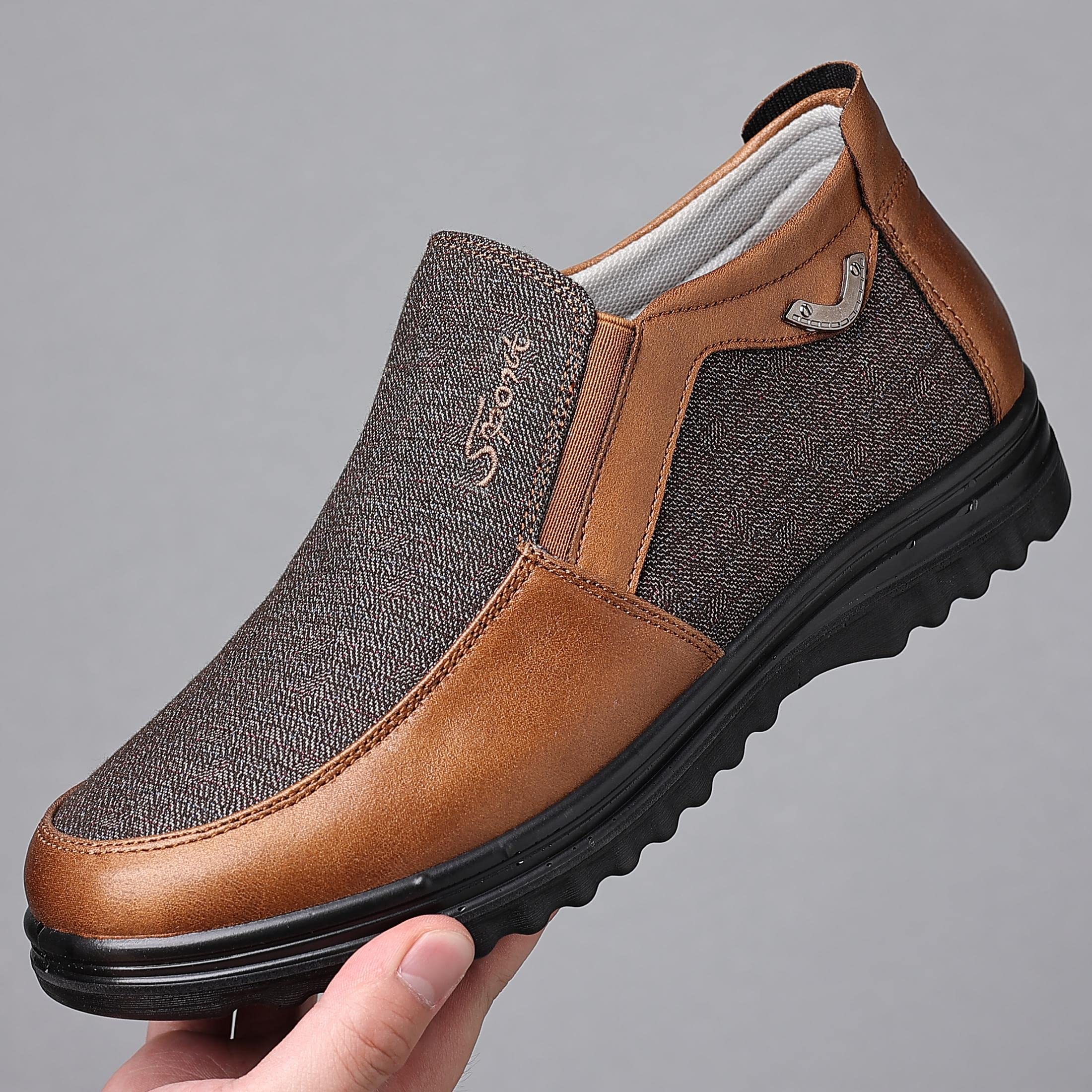 COSIDRAM Men's Casual Loafers - Lightweight Ankle High Moccasin Shoes for Men | Comfortable Slip-On Walking Shoes for Work, Travel & Everyday Wear