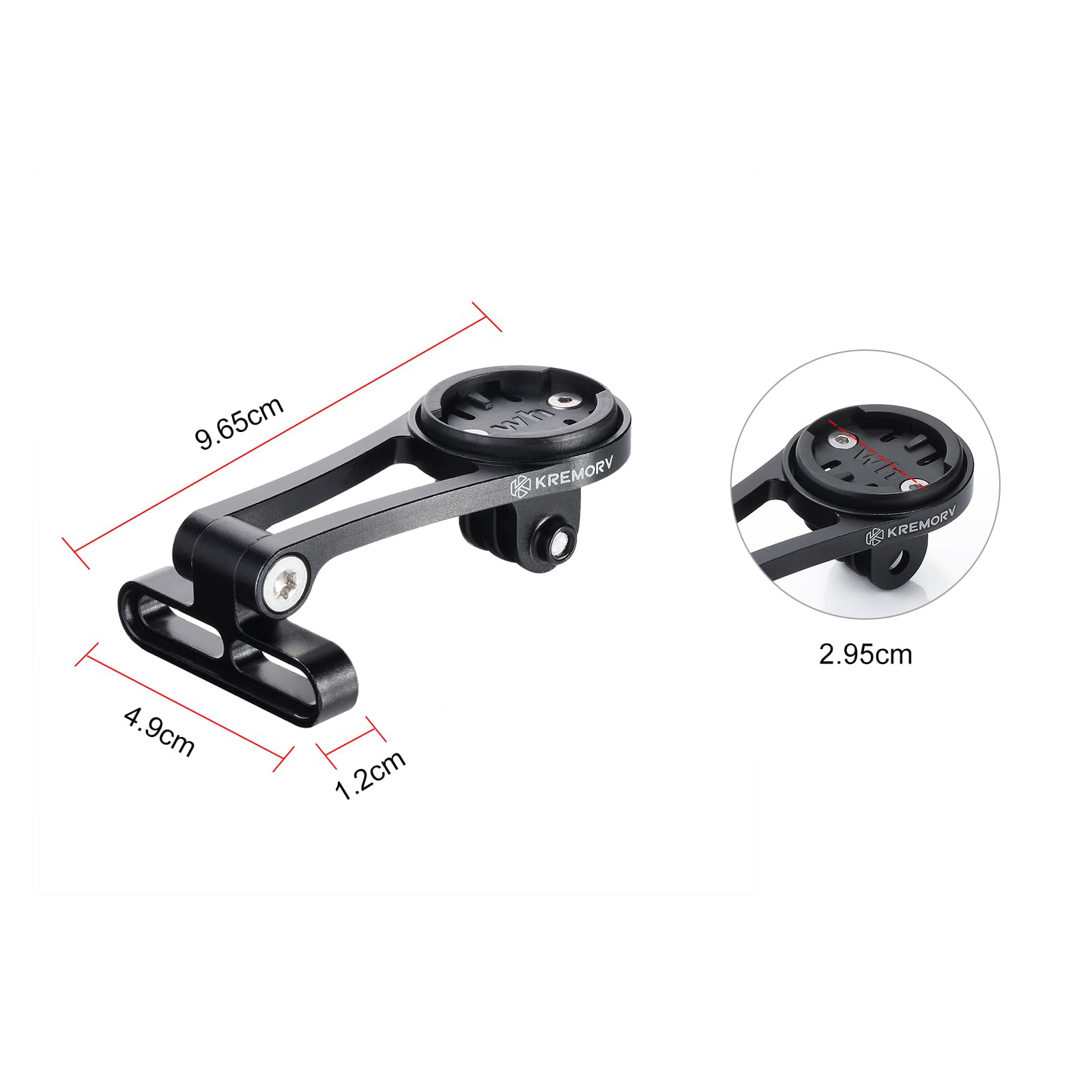 Premium Adjustable Aluminum Alloy Bike Mount for Wahoo Elemnt/Bolt/Roam/Mini - Secure Bicycle Computer Holder for Road & Mountain Biking - Perfect for Cycling, Commuting & Outdoor Adventures