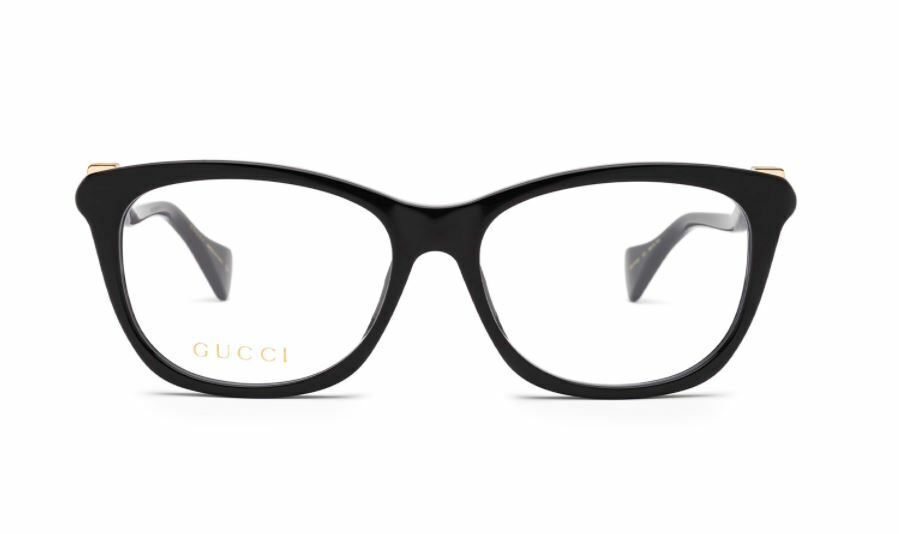 Gucci GG 1012O 001 Black Cat Eye Women's Eyeglasses - Stylish Designer Optical Frames for Women, Perfect for Work, Date Night & Everyday Fashion Accessory