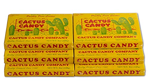 Arizona Prickly Pear Cactus Candy - 1/2 LB Box (Pack of 6) | Sweet & Tangy Natural Fruit Treat | Perfect for Gifts, Parties & Southwest-Themed Events