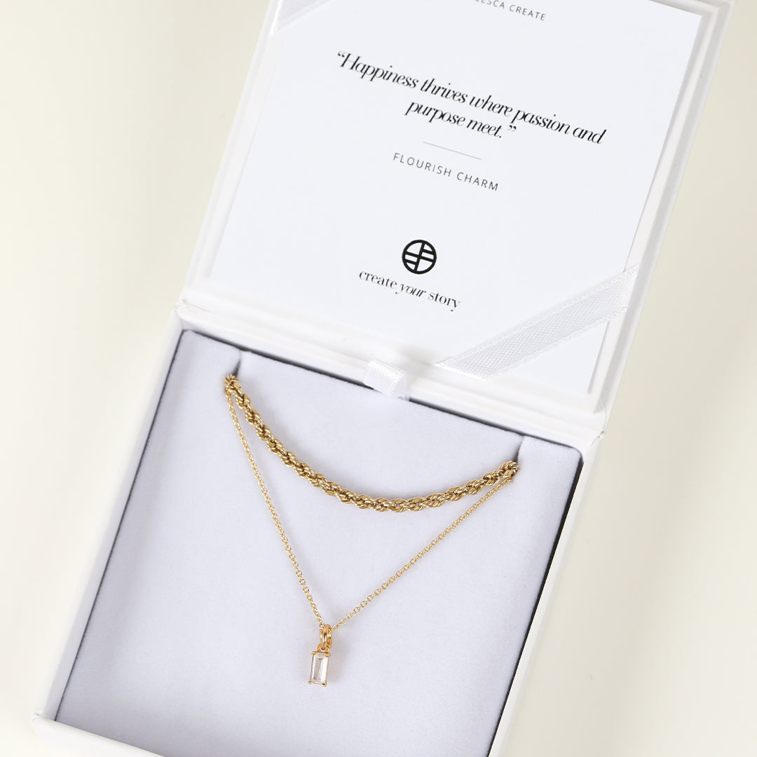 Flourish Charm Necklace - Elegant Dainty Pendant for Women | Perfect for Everyday Wear, Date Nights & Special Occasions