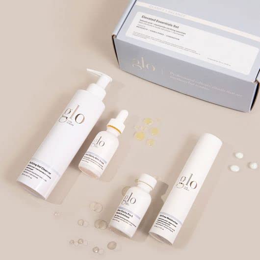 Glo Skin Beauty Clarify + Balance Elevated Essentials Set - Full Size Purifying Gel Cleanser & Beta-Clarity BHA Drops for Acne-Prone Skin | Daily Skincare Routine for Clear & Balanced Complexion