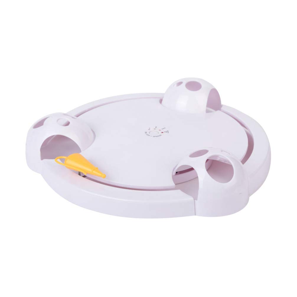 Interactive Cat Toys Automatic Mouse - Electronic Battery Operated Running Kitten Teaser Toy for Indoor Play & Exercise (Blue) | Fun Pet Teasing Game for Kittens & Adult Cats