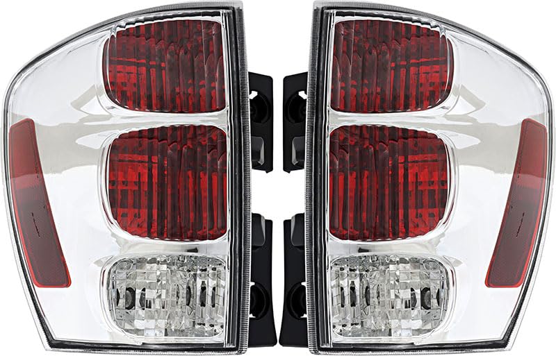 Chevrolet Chevy Equinox Tail Lights Lamps Set - Driver & Passenger Side (2005-2009) | Replacement for Broken or Damaged Lights | Perfect for Night Driving & Enhanced Safety