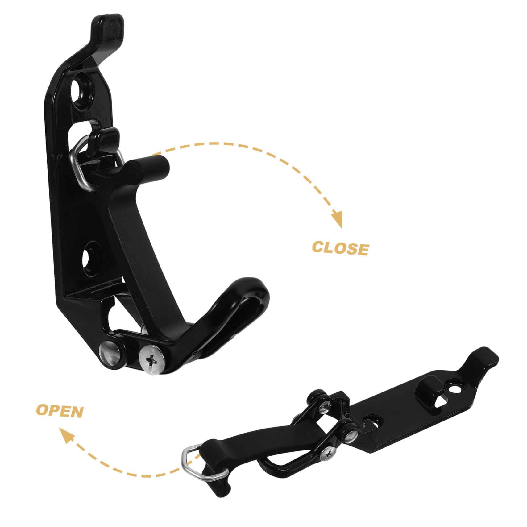 2pcs Folding Hinge Spade Shovel Roof Rack - Zinc Alloy Car Metal Rack for Secure Fastening - Ideal for Off-Road Adventures and Camping Gear Storage