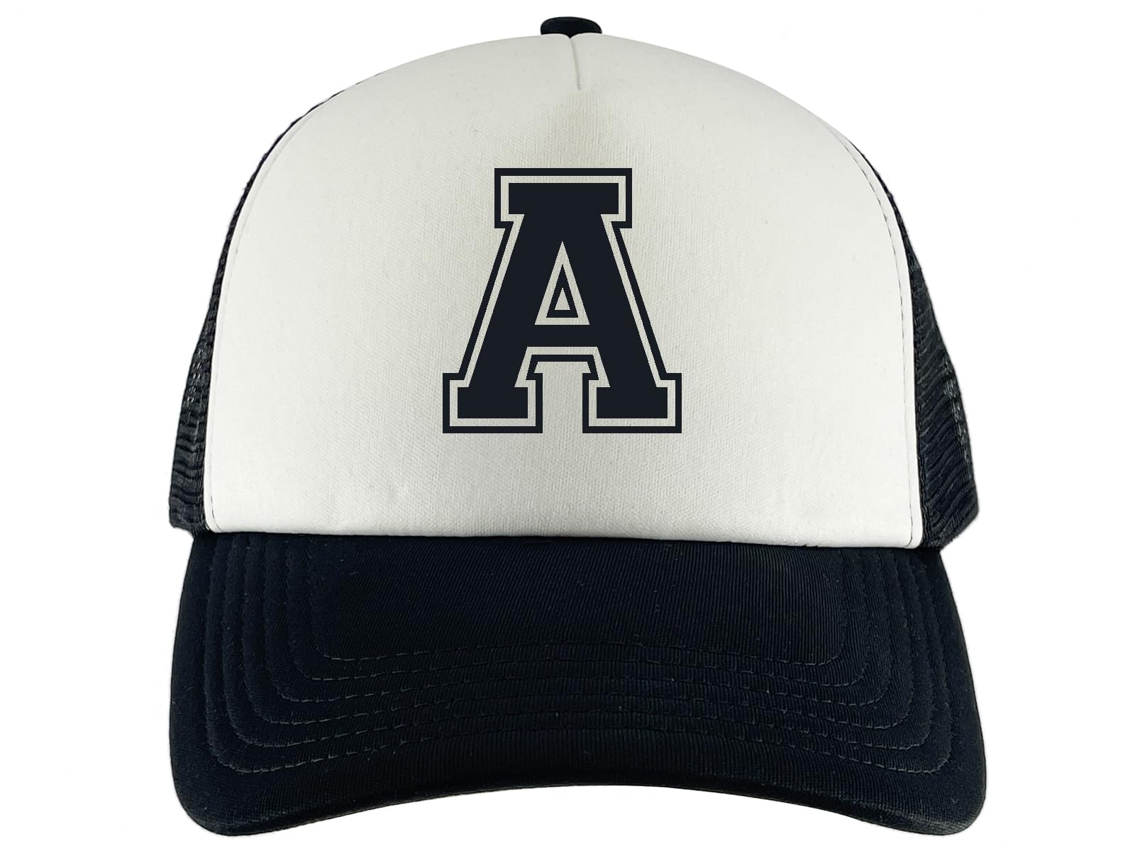 Varsity Initial Trucker Hats for Youth - Casual & Sports Wear