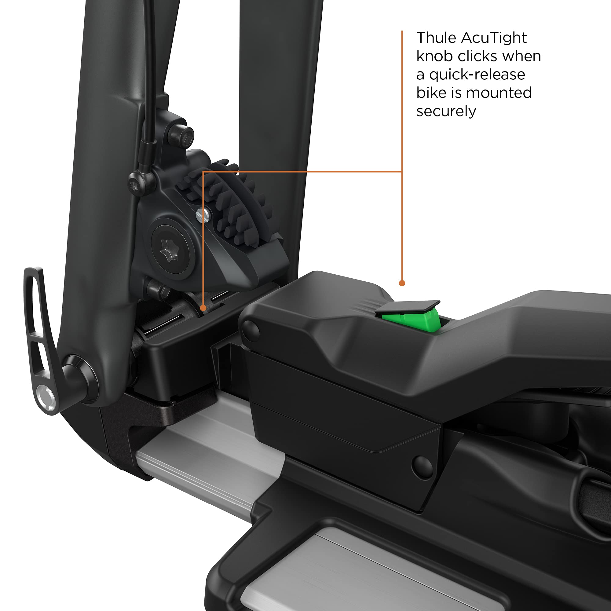 Thule TopRide Roof Mounted Bike Rack - Secure & Easy-to-Use Bicycle Carrier for Cars, SUVs & Trucks | Perfect for Road Trips, Mountain Biking & Outdoor Adventures