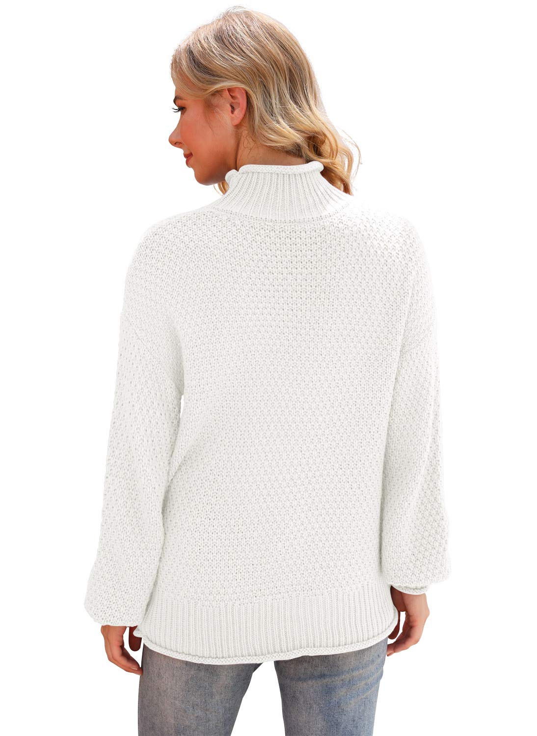Jouica Women's Oversized Turtleneck Sweater - Batwing Long Sleeve Loose Knit Pullover Jumper | Warm Chunky Knitwear for Fall & Winter | Casual Office Wear, Coffee Dates & Cozy Nights