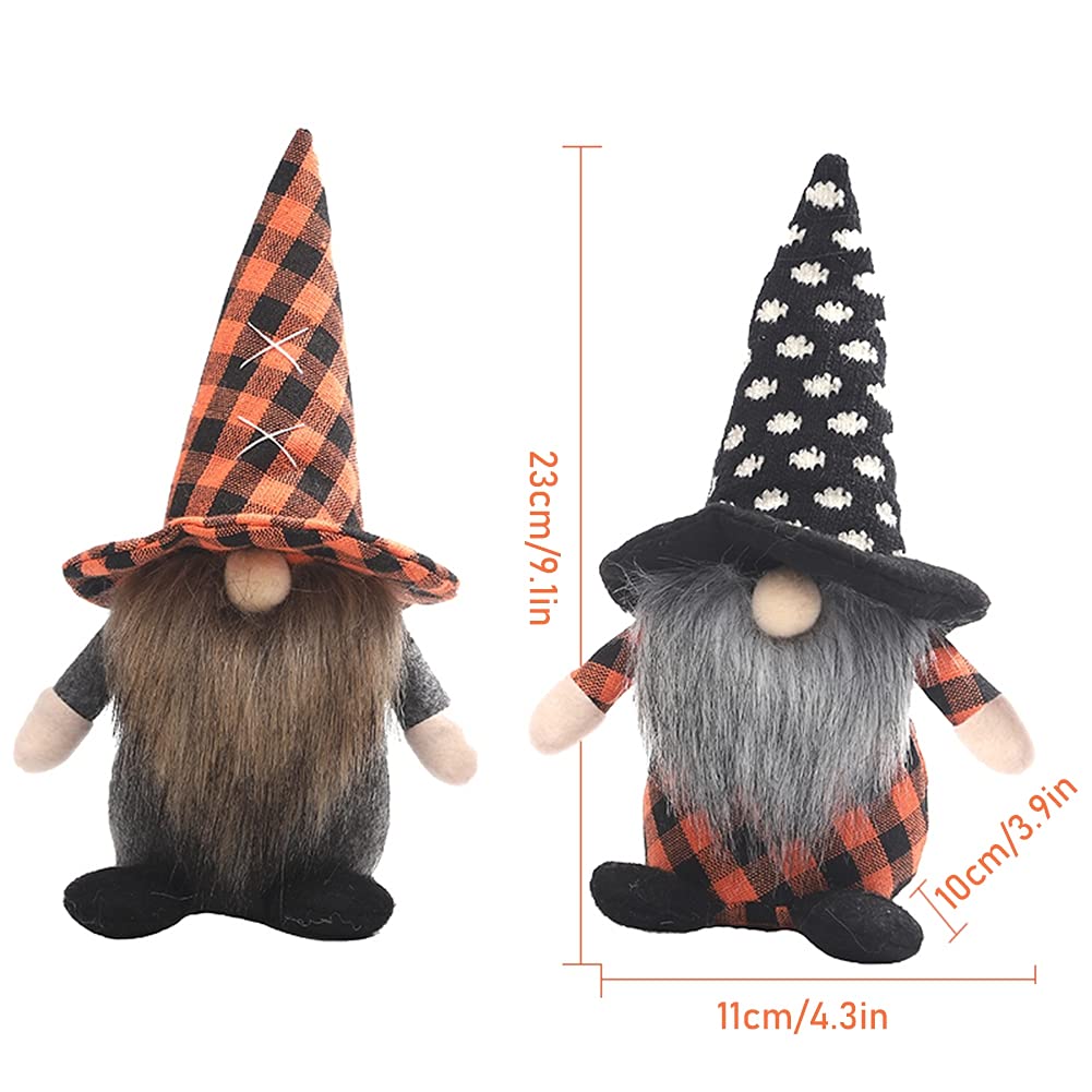 Handmade Swedish Tomte Gnome Plush - Scandinavian Christmas & Halloween Decor for Table, Shelf, and Home | Perfect Holiday Gift & Festive Decoration