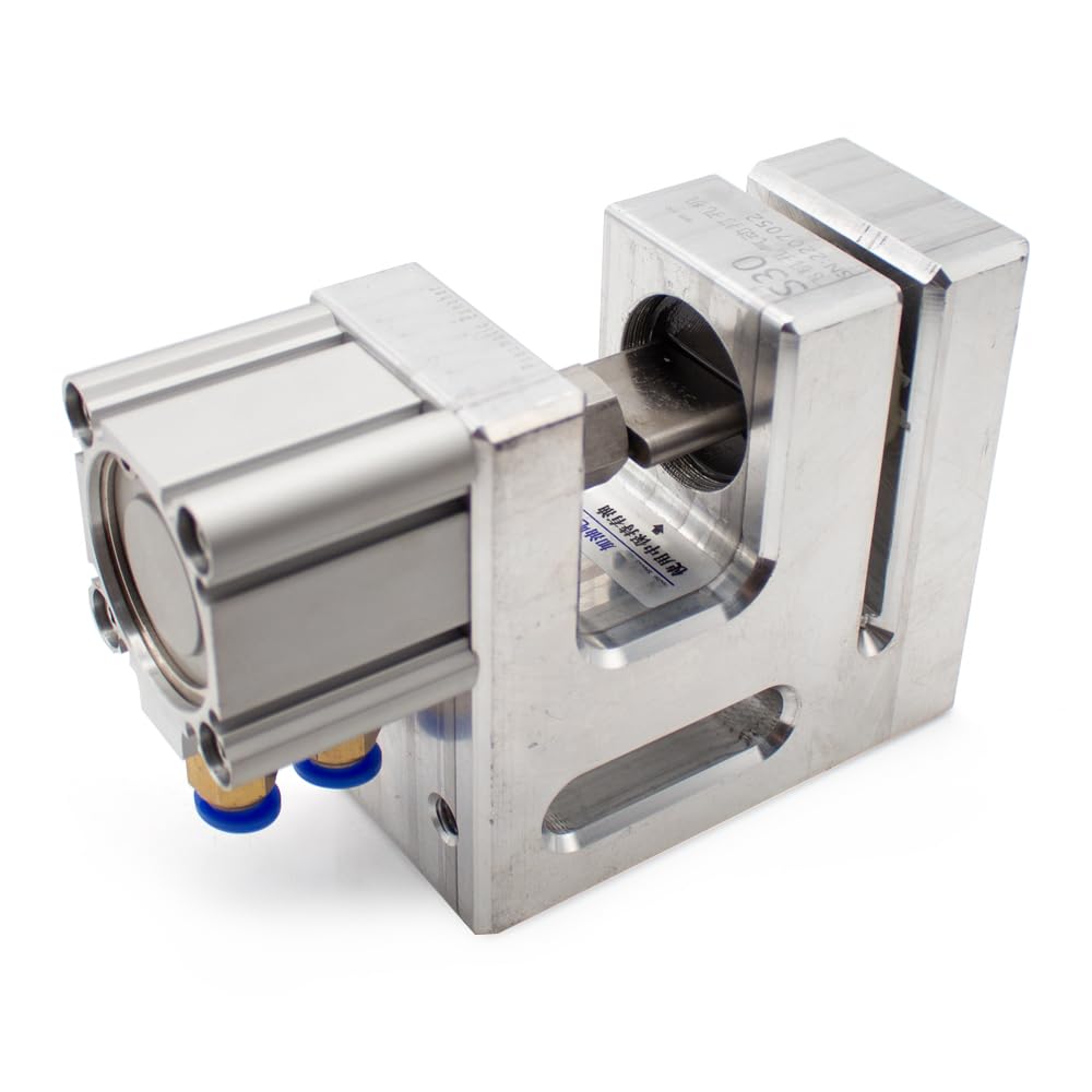 Butterfly Shape Pneumatic Hole Punch Machine for PE PO OPP PPE CPE Plastic Bags - Air Powered Punching Tool for Packaging & Manufacturing (S25) - Ideal for Plastic Bag Production, Industrial Packaging & Labeling