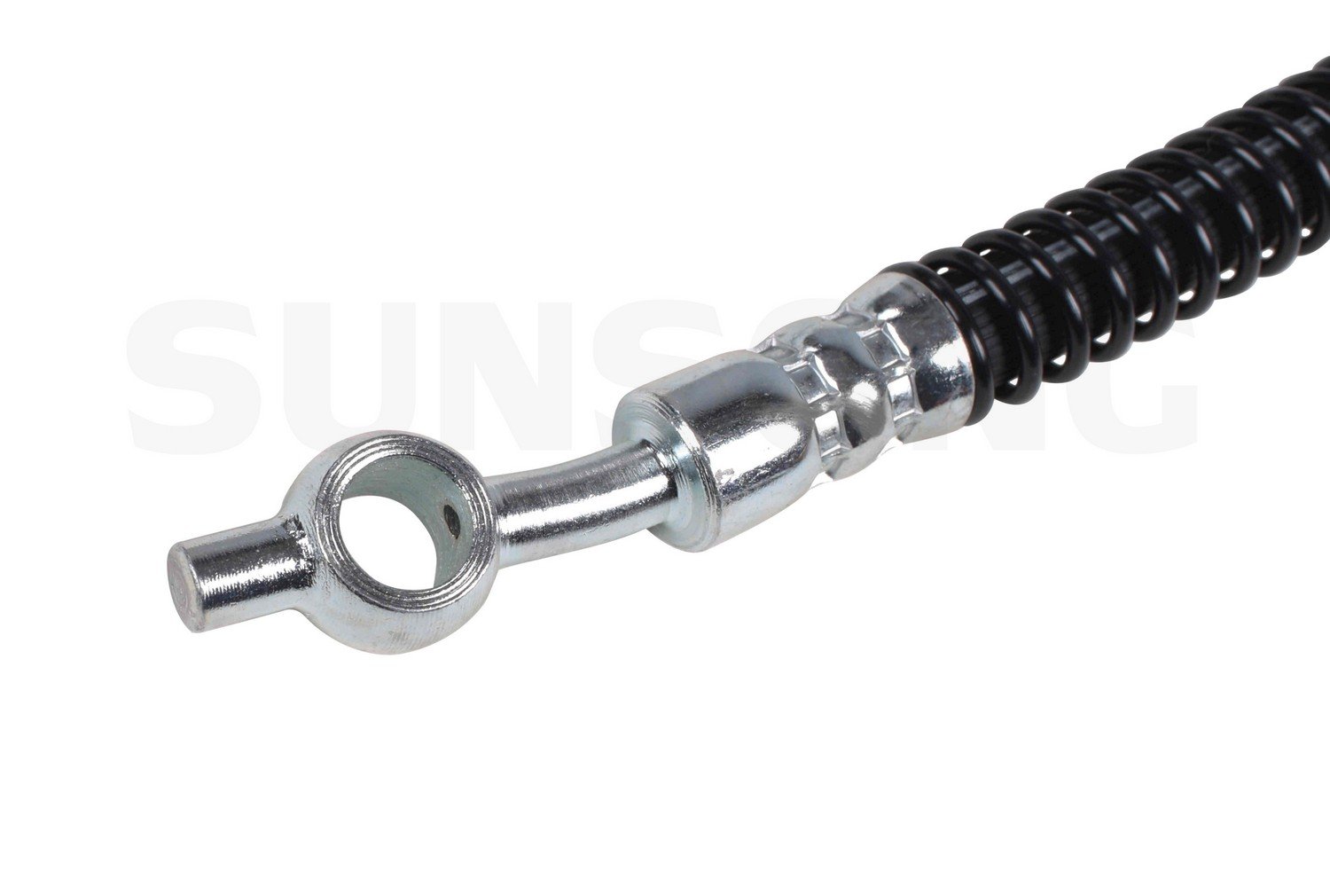 Sunsong 2201385 Brake Hydraulic Hose - High Performance Replacement Hose for Trucks & SUVs - Durable DOT Approved Brake Line for Smooth Braking - Ideal for Off-Roading, Towing & Heavy-Duty Use