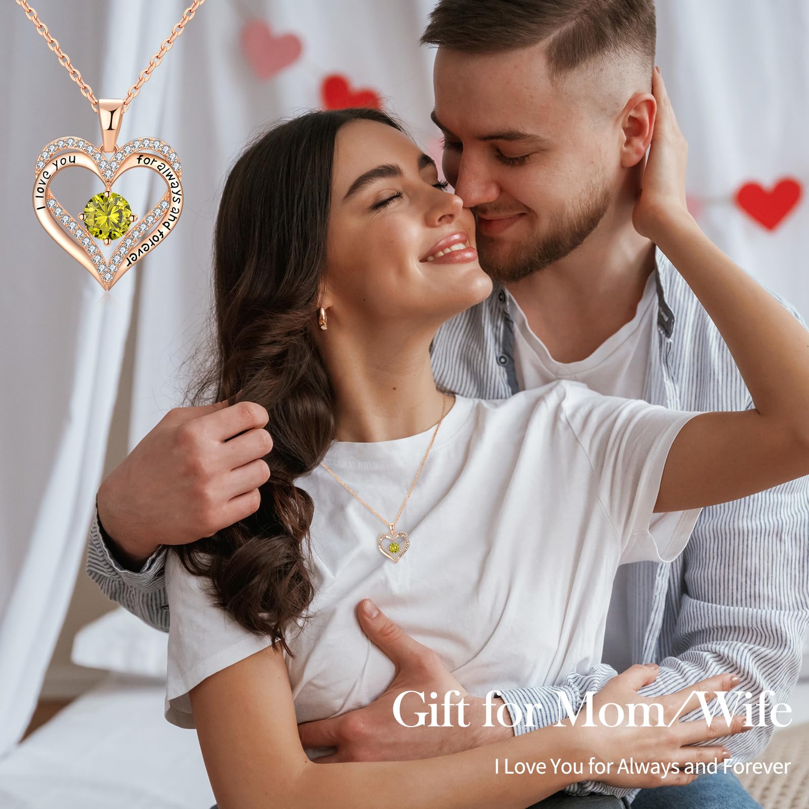 18K Rose Gold Necklace for Women - Elegant Birthday Gift for Wife, Girlfriend, Daughter | Perfect for Anniversary, Mother's Day, Christmas & Valentine's Day | Jewelry for Everyday Wear & Special Occasions
