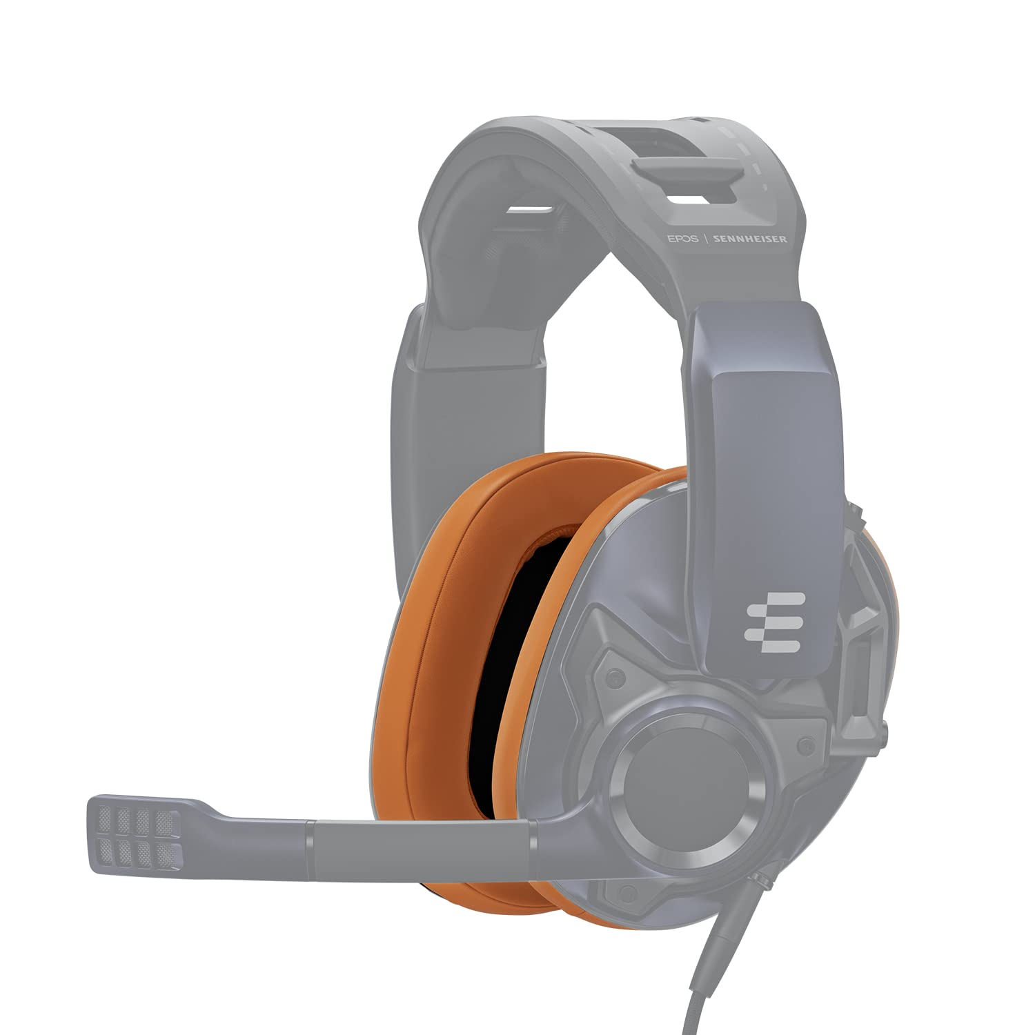 EPOS GSA 601 Brown Replacement Earpads for GSP 600/601/602 Gaming Headsets - Premium Comfort Memory Foam Cushions - Noise Isolation Gaming Headset Accessories - Perfect for PC, PS5, Xbox Series X Gaming Sessions