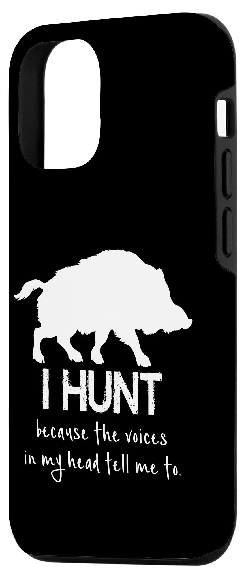 Funny Hog Hunting iPhone 12/12 Pro Case - Durable Protective Cover for Boar Hunters - Perfect for Outdoor Adventures and Hunting Trips