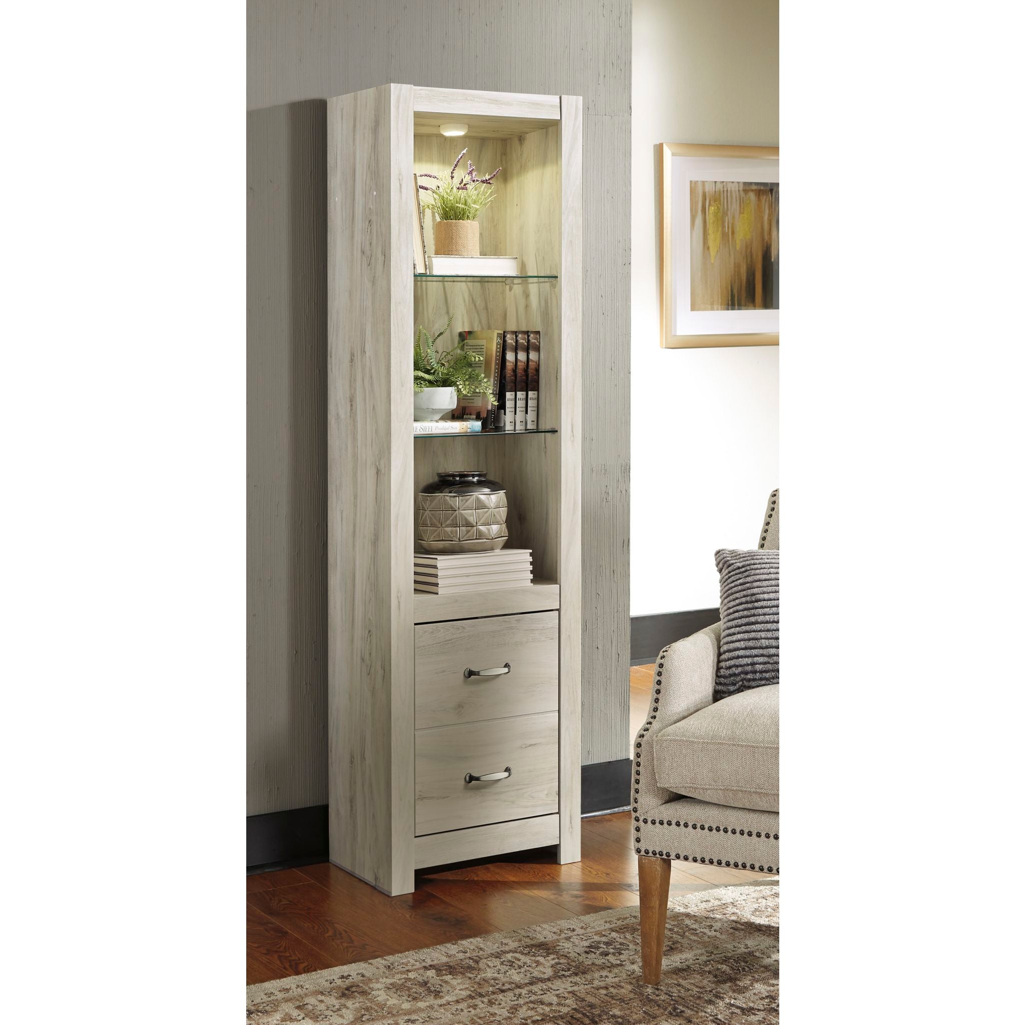 Bellaby 5-Piece Entertainment Unit TV Stand Set - Modern Whitewash Finish for Living Room, Home Theater & Media Storage