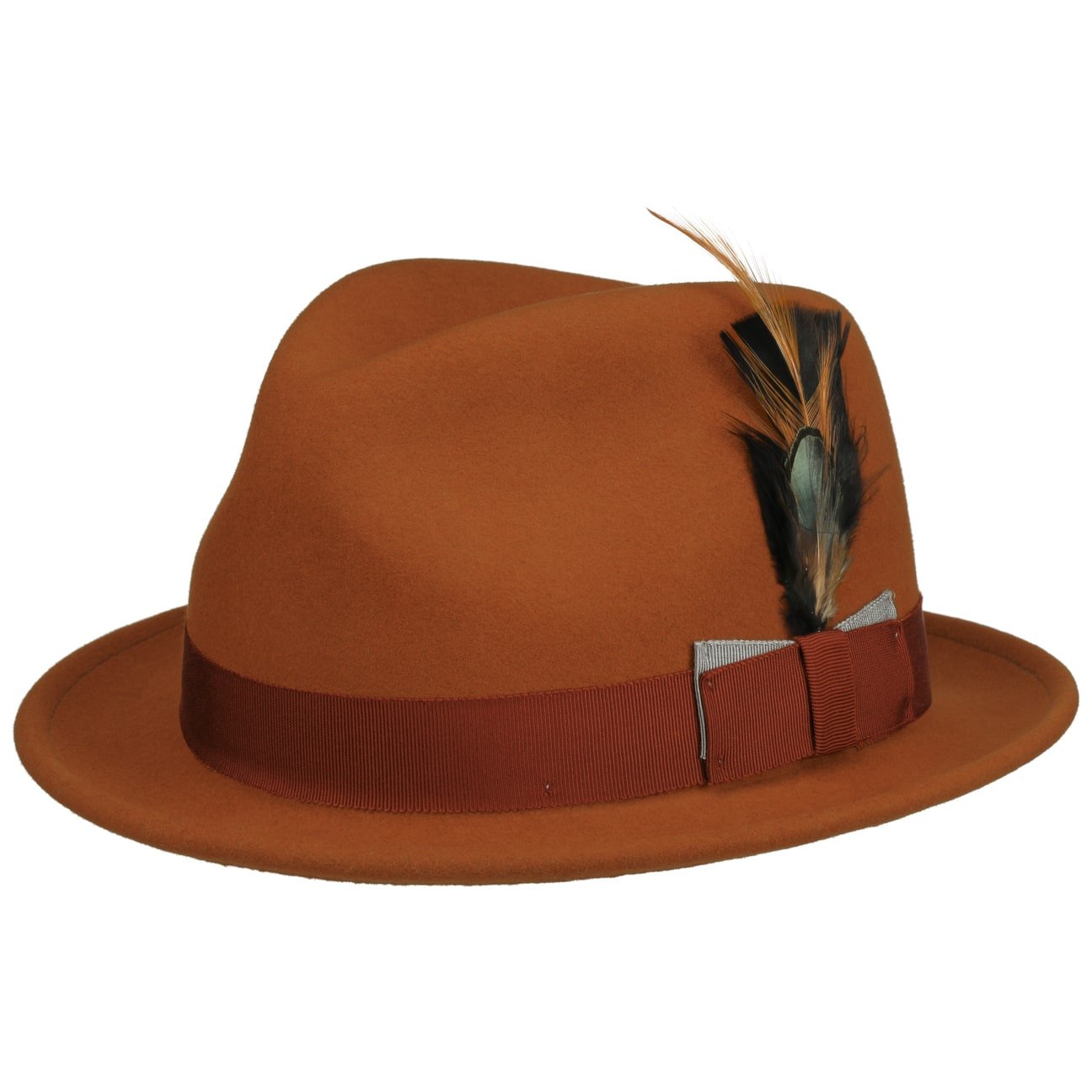 JJ Hats Player Lite Felt - Premium Wool Felt Fedora Hat for Men & Women | Perfect for Outdoor Activities, Casual Wear & Special Occasions