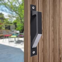 7.9 Inch Black Sliding Barn Door Handles (2-Pack) - Heavy Duty Wooden Pull Handles for Sliding Doors, Barns, Fences, Garages & Sheds - Rustic Home & Farmhouse Decor Upgrade
