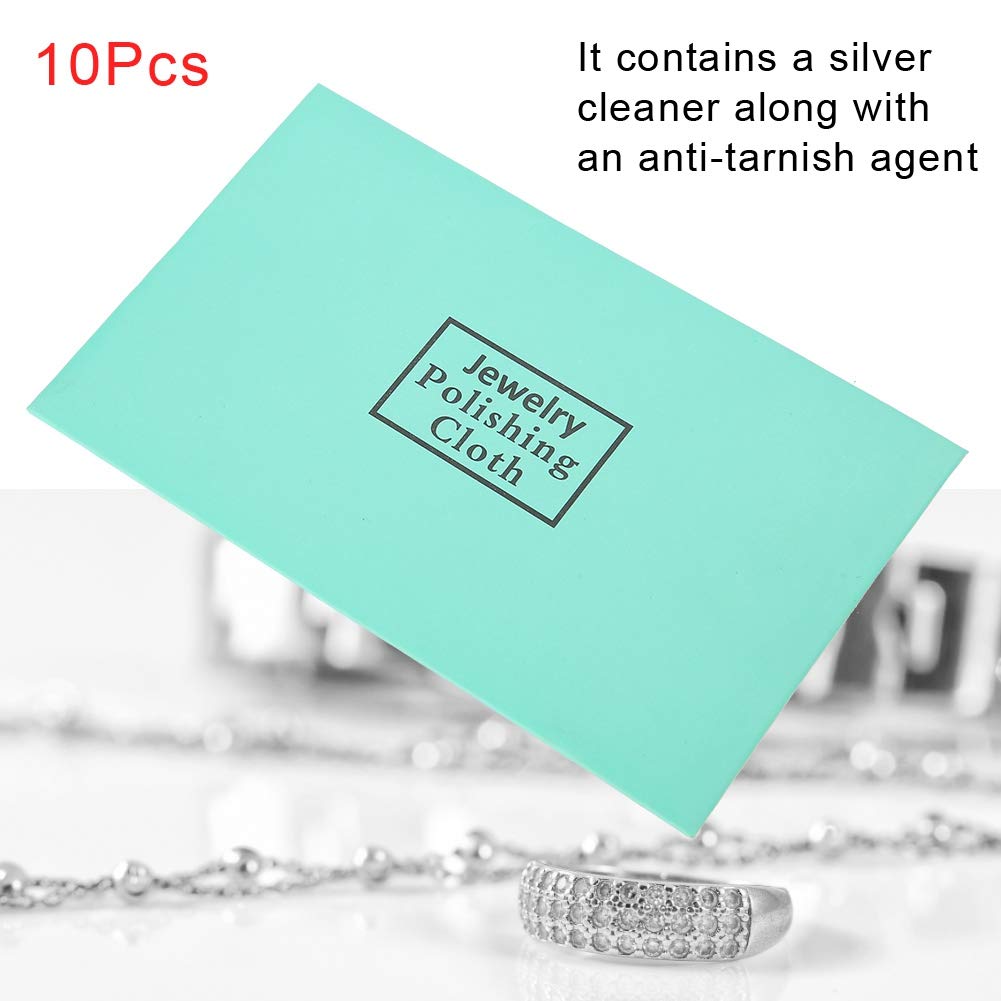 25PCS Silver Polishing Cloth - Premium Jewelry Cleaning Cloth for Sterling Silver, Gold & Platinum - Anti-Tarnish Ring Cleaner & Polish Tool - Perfect for Necklaces, Bracelets & Watches at Home or Travel