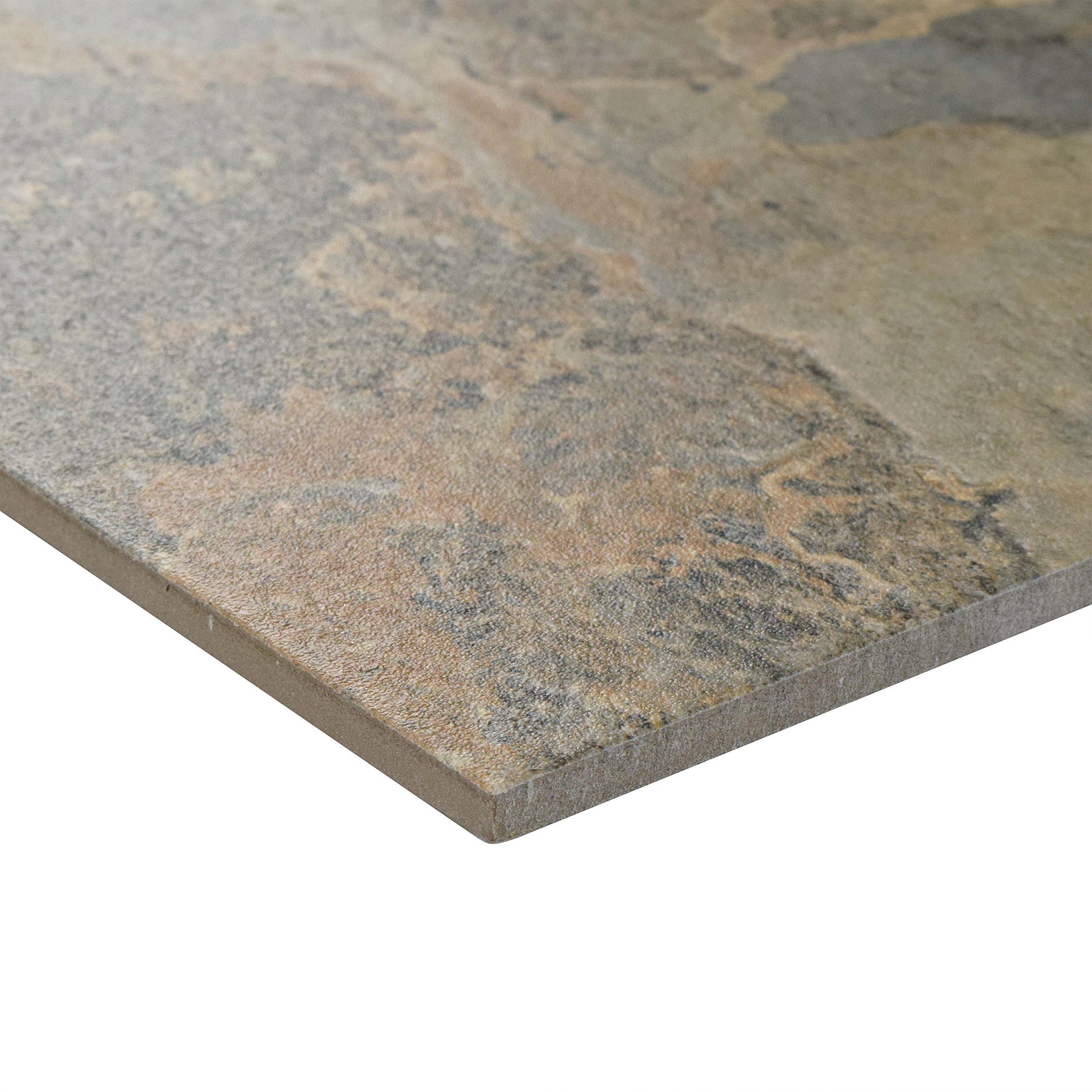 Merola Tile Ardesia Ocre 12.5