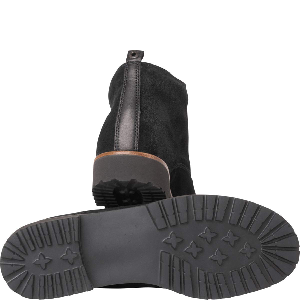 Women's Black Ankle Boots Size 7.5 - Comfortable & Stylish Winter Boots for Casual Outfits, Office Wear & Night Out