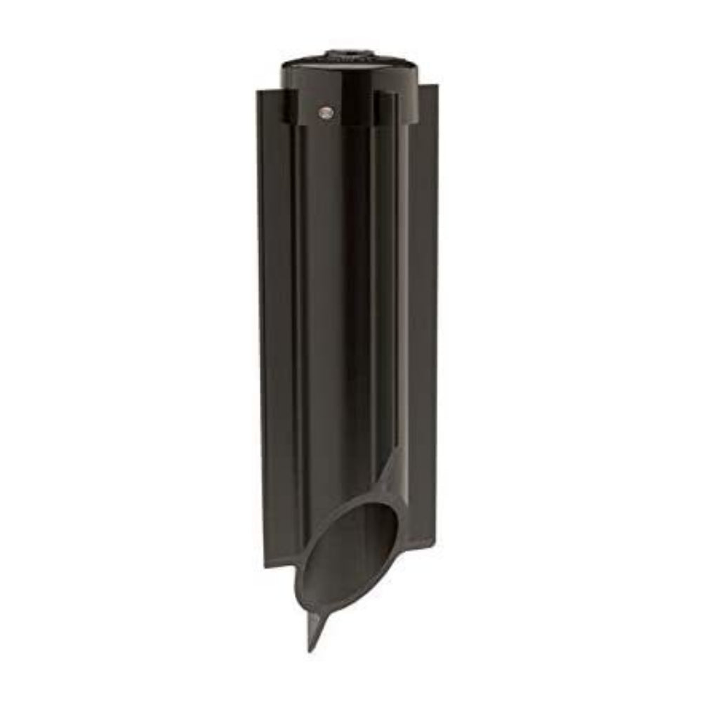 Kichler 15276BK 120V Outdoor Power Post Light - Modern Black Exterior Lighting for Driveway, Garden, and Pathway Illumination