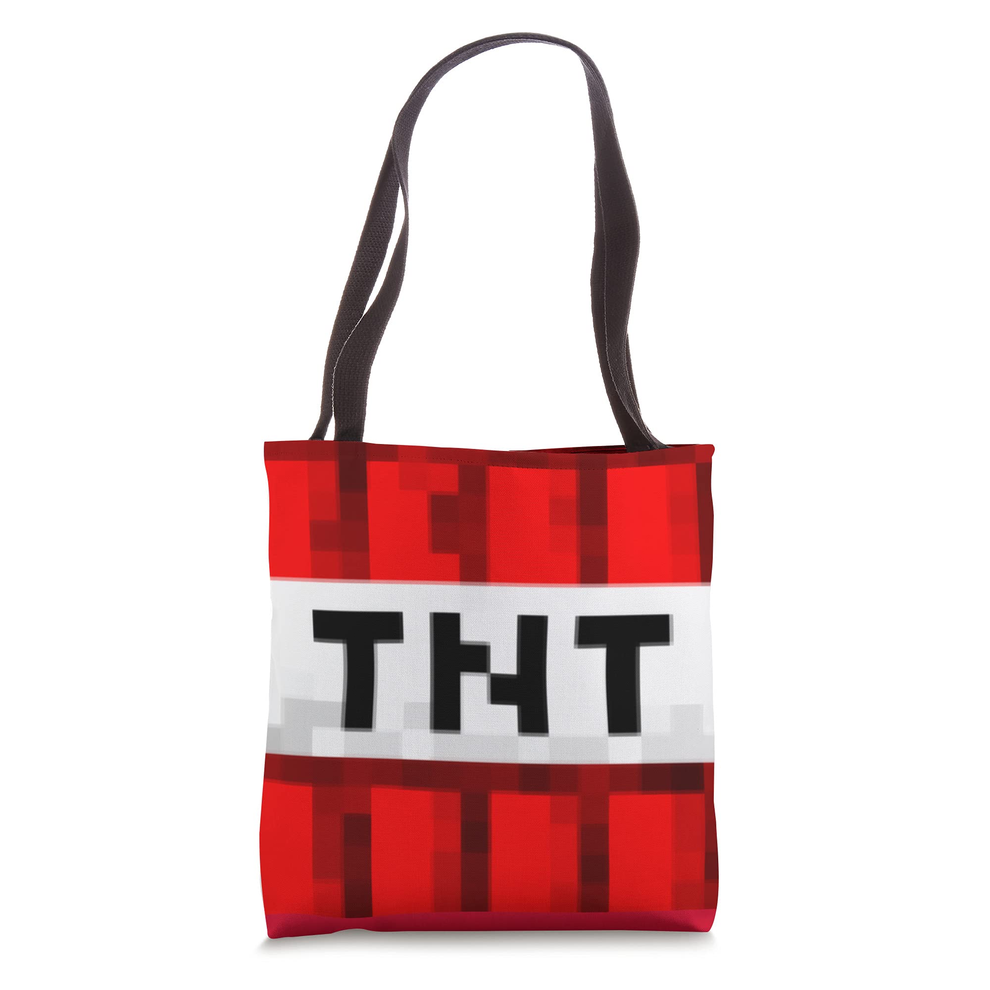 64 Bit Gaming TNT Dynamite Explosive Design 32 Bit Tote Bag - Durable Canvas Shoulder Bag for Gamers, Tech Enthusiasts & Everyday Use - Perfect for Conventions, School & Shopping