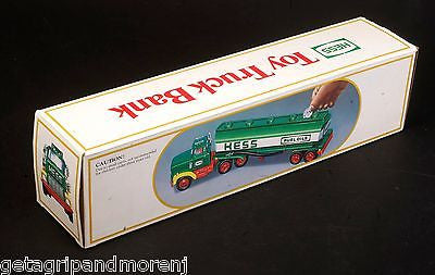 Vintage HESS 1984 Toy Truck Bank with Original Box - Collectible Diecast Vehicle for Display & Savings - Perfect for Nostalgic Gift, Toy Collection, and Home Decor