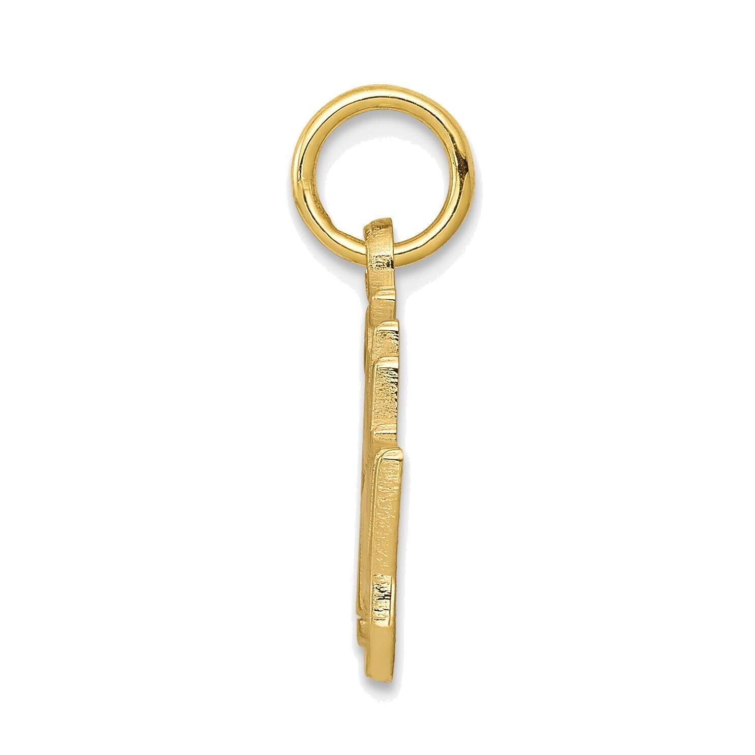 Bonyak 10K Yellow Gold 25th Anniversary Charm Jewelry - Perfect Gift for Wedding, Anniversary & Romantic Occasions