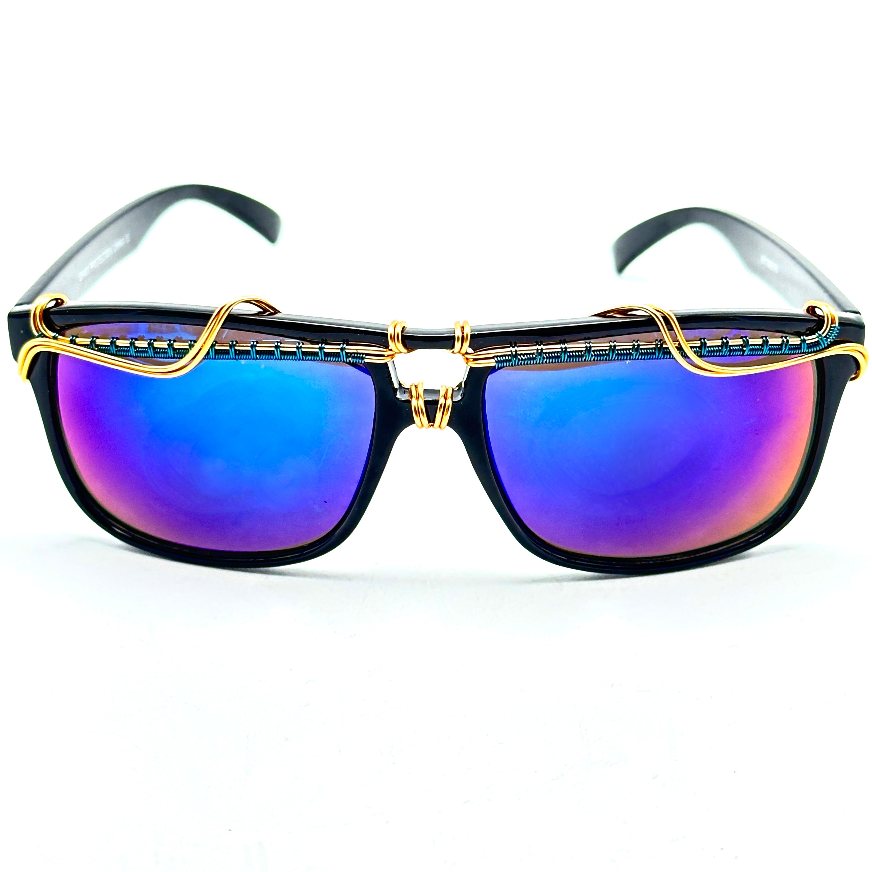 Men's Polarized Sunglasses UV Protection Blue Lens for Outdoor Sports, Driving & Fishing - Stylish & Durable Shades