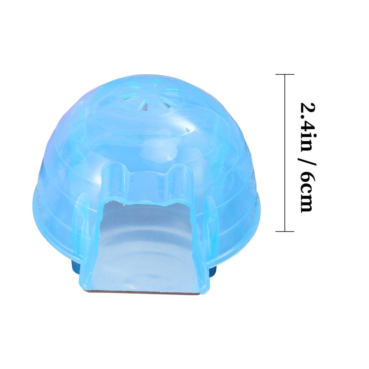 Baluue 2pcs Dwarf Hamster Hideout & Guinea Pig Cage Accessories - Small Animal House, Chinchilla Hideaway, Mini Pet Toys for Hamster Cage Enrichment and Cozy Playtime